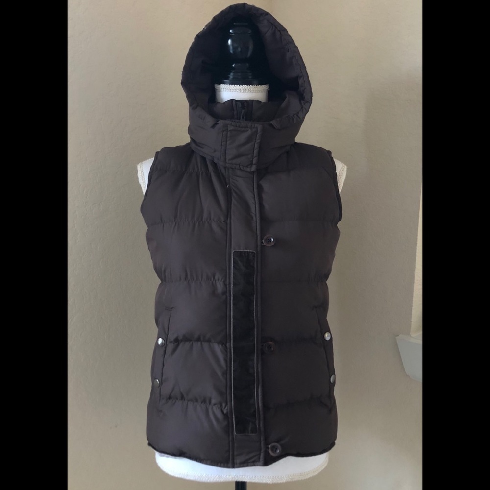 Joie puffer hoodie vest